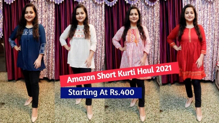 Amazon Short Kurti Haul 2021 | Amazon Great Indian Fashion Sale Upto 80%  Off | Joy Of Rims