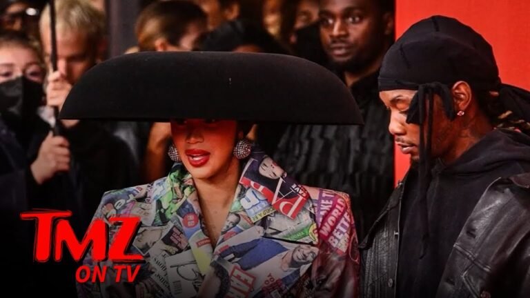 Cardi B and Offset Hit Up Balenciaga Show During Paris Fashion Week | TMZ TV