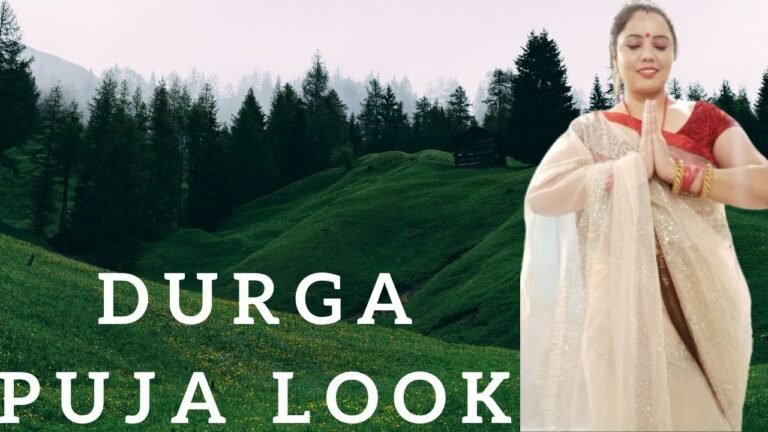 DURGA PUJA LOOK | INDIAN FASHION IDEAS