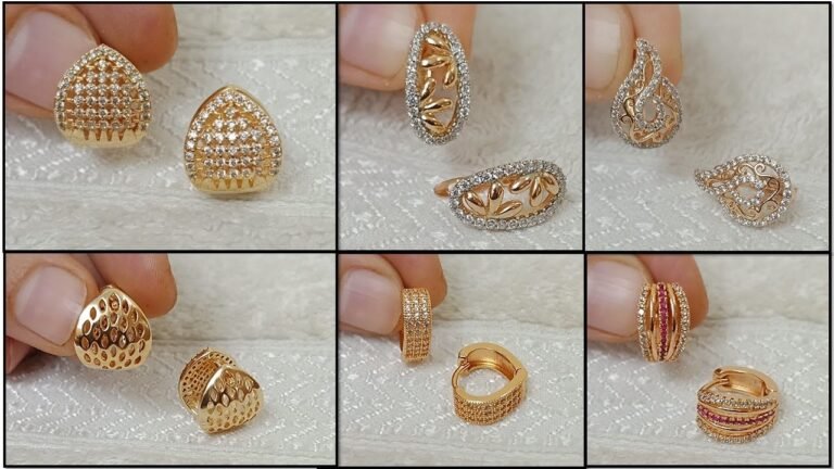 Daily Wear Gold Plated New Earrings Design for Women – Indian Fashion Trends