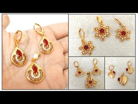 Daily Wear Latest Rose Gold Pendent Set Design || WhatsApp 9110592541 – Indian Fashion Trends