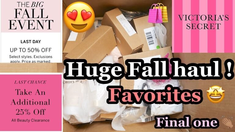 HUGE VICTORIA'S SECRET (LATE) FALL HAUL  (FINAL ONE) (PT1) |FRAGRANCE/CLOTHING| |2021| |SHAI'S TIME|