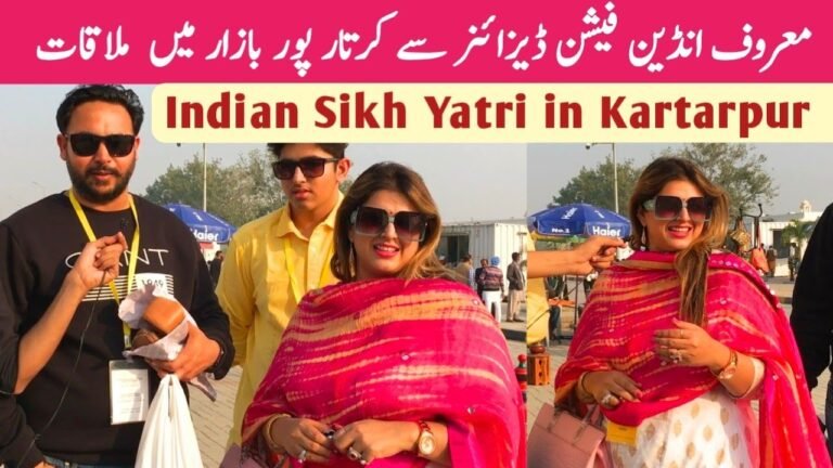 Kartarpur Corridor | An interview with famous Indian fashion designer at Kartarpur Bazar Pakistan