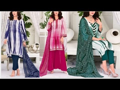 Latest Tie and Dye Concept Dress Material / WhatsApp 9110592541 – Indian Fashion Trends