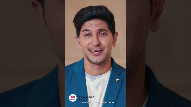 Myntra India's Fashion Expert X Dulquer Salmaan