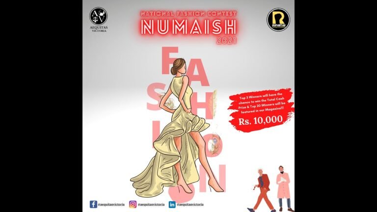 Numaish 2021 | National Fashion Contest | Aequitas Victoria Foundation  #Fashion #Contest #India