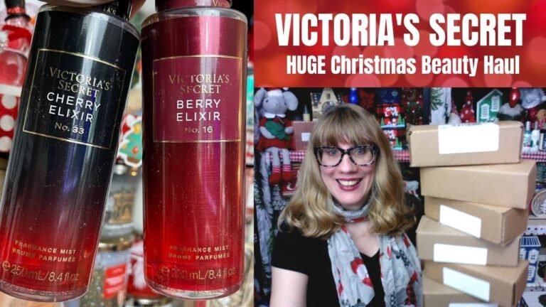 VICTORIA'S SECRET HUGE Christmas Beauty Haul