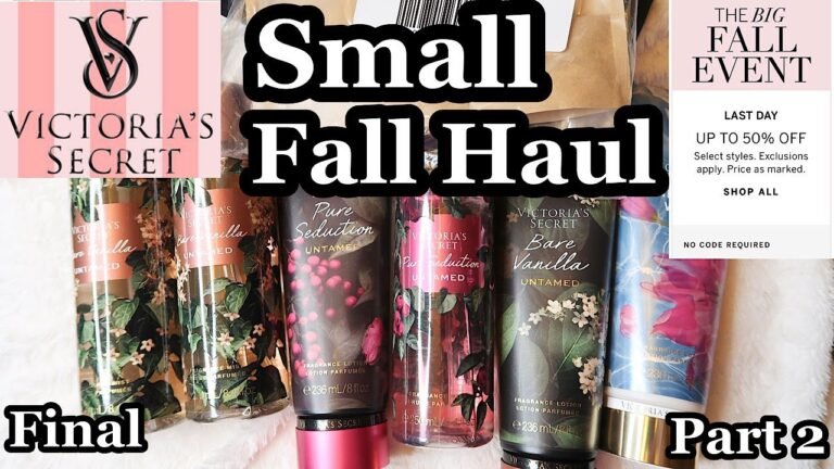 VICTORIA'S SECRET (LATE) SMALL FALL HAUL ! (FINAL) (PART 2) |2021| |SHAI'S TIME|