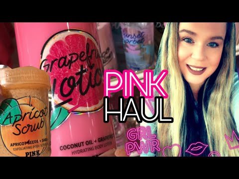 Victoria's Secret PINK Haul Body Care and PINK Shopping