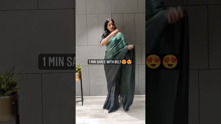 ready to wear saree #saree #india fashion