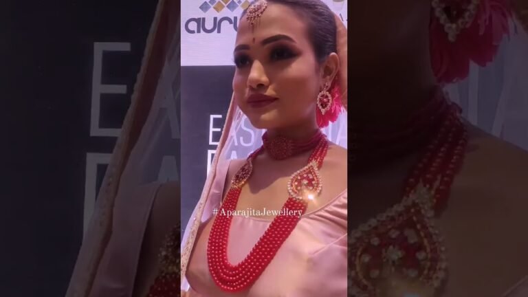 Bridal Jewellery at East India Fashion Week #AparajitaJewellery #AssameseJewellery