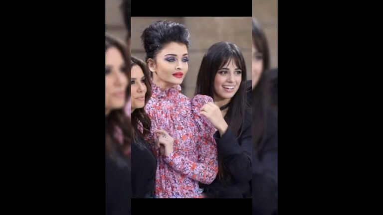 Camila Cabello & Aishwarya Rai together at Paris Fashion Week #ytshorts #camilacabello #aishwaryarai