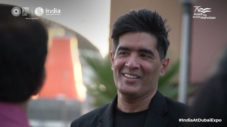 Expo 2020 Dubai | India Pavilion | Mr. Manish Malhotra, Indian Fashion Designer