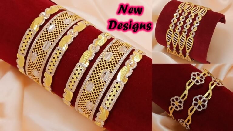 Just Arrived New Design of Gold Forming Bangles || WhatsApp 9110592541 – Indian Fashion Trends