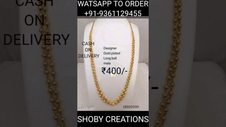 Latest south indian fashion jewelry online / LAYERED CHAINS GOLD DESIGN