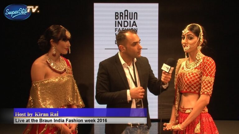 Live Interviews at the Indian Fashion week london 2016
