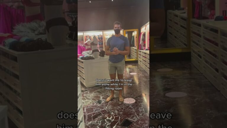 Making my husband go to Victoria's Secret w/ me #shorts