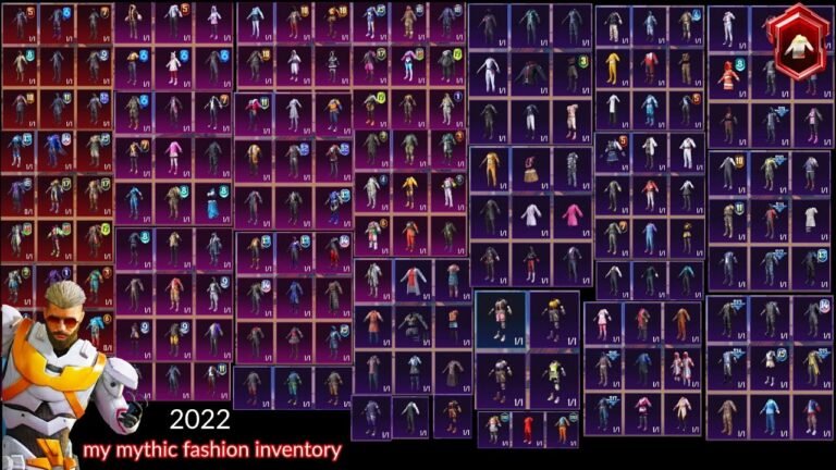 😱 My 2022 mythic fashion inventory battleground mobile india bgmi