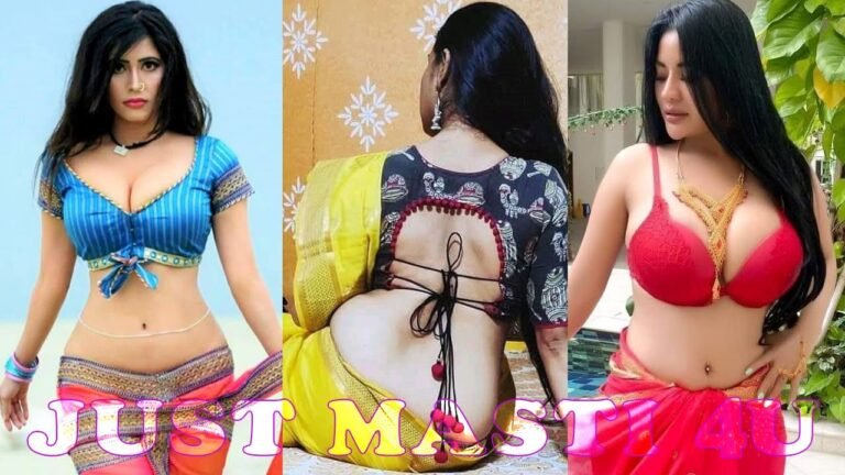 Saree Lover | Saree Fashion | Saree Photoshoot | Only Desi, Blouseless Saree | Just Masti 4U