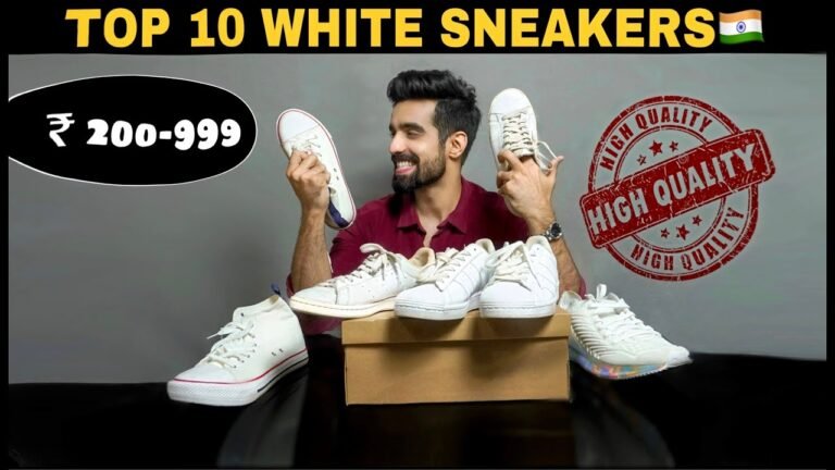 TOP 10 BUDGET BRANDS WHITE SNEAKERS🇮🇳 UNDER Rs 999 |BUDGET SHOPPING | INDIAN SNEAKER BRANDS |HINDI