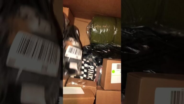 Victoria Secret PINK Online Shopping Haul 🛍 UNBOXING ( Short video )