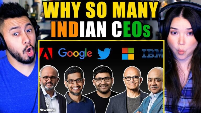 WHY SO MANY CEOS ARE FROM INDIA – Reaction!