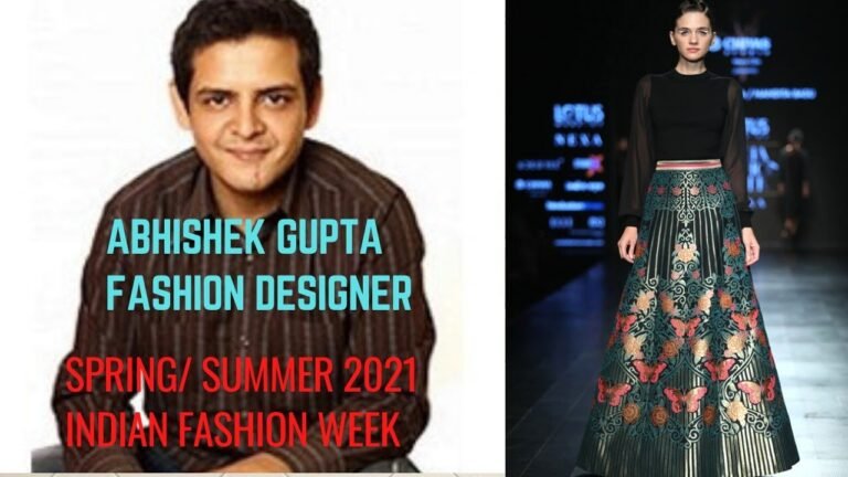 Abhishek Gupta || india fashion Week ||spring/summer 2021 || wsk