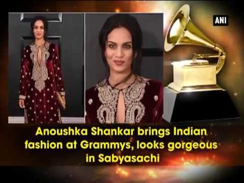 Anoushka Shankar brings Indian fashion at Grammys, looks gorgeous in Sabyasachi – ANI #News