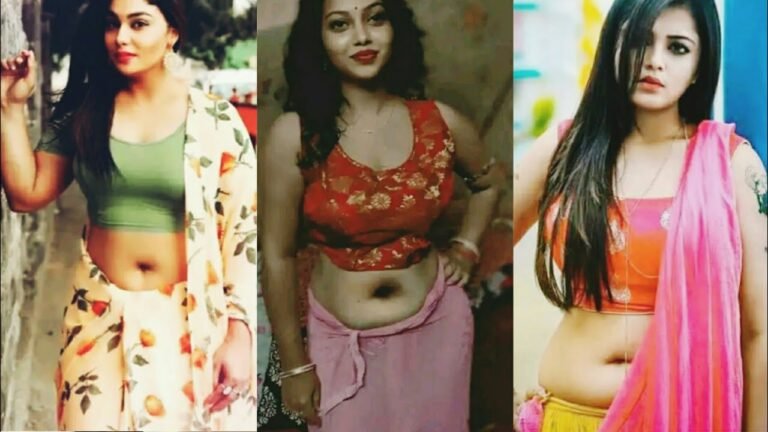 Deep Navel Lover l Indian New Saree Fashion l Saree Navel  Photoshoot Video l Top 50+Saree Poses