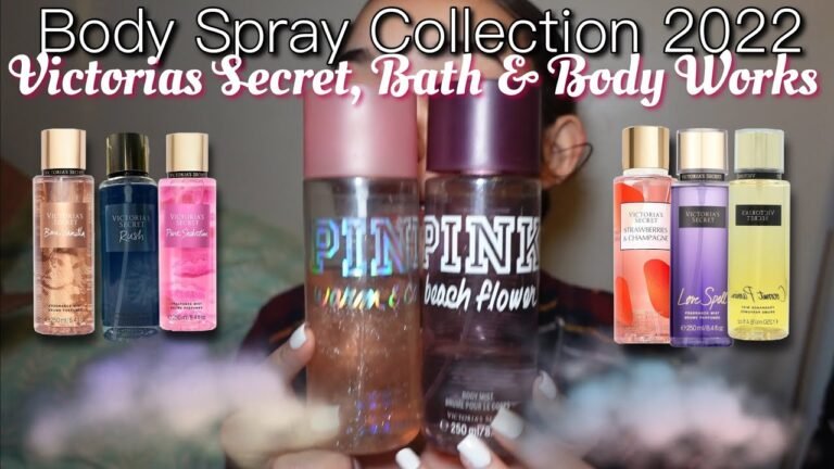 My Body Spray Collection 2022💋| Victoria’s Secret, Bath & Body Works ✨| Lee Rose