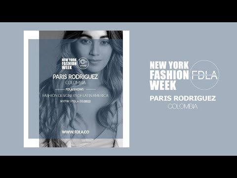 PARIS RODRIGUEZ – NYFW Runway Show by FDLA | New York Fashion Week SS 2022 | Sept 08 – 8:25pm