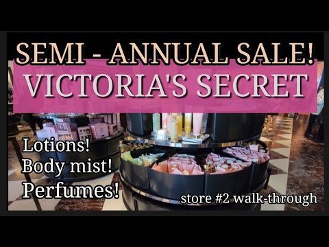 Victoria's Secret Semi-annual sale January 2022  walk through 2nd location