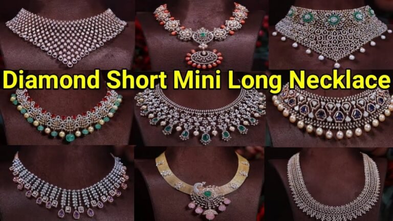 beautiful diamond necklace | short necklace | Choker | long hara | Fashion Trends In India |