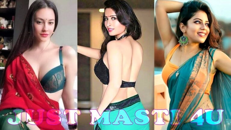 Saree Lover | Saree Fashion | Saree Photoshoot | Only Desi, Blouseless Saree | Just Masti 4U