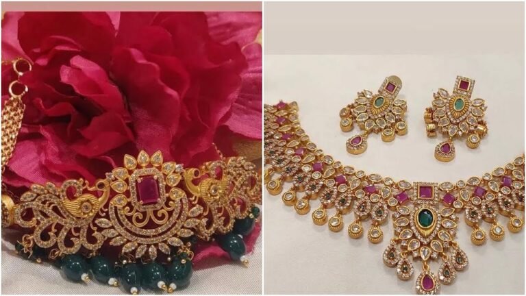 Beautiful Necklace For festival wear  | Unique necklace set for bridals | Indian Fashion Trends |