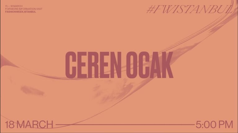 Ceren Ocak – Fashion Week Istanbul, Day 4 / #fwistanbul