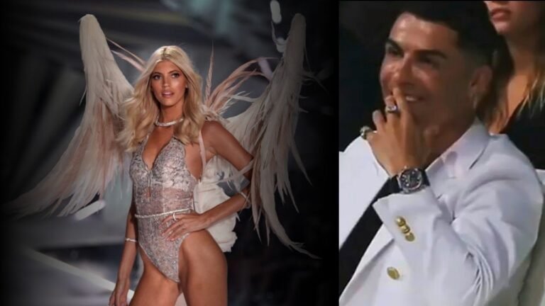 Cristiano Ronaldo at the Victoria’s Secret Fashion Show 2021 🧡😍💋