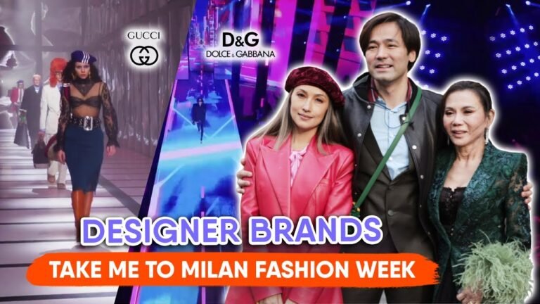 DESIGNER BRANDS TAKE ME TO MILAN FASHION WEEK: GUCCI, DOLCE & GABANNA | DR. VICKI BELO