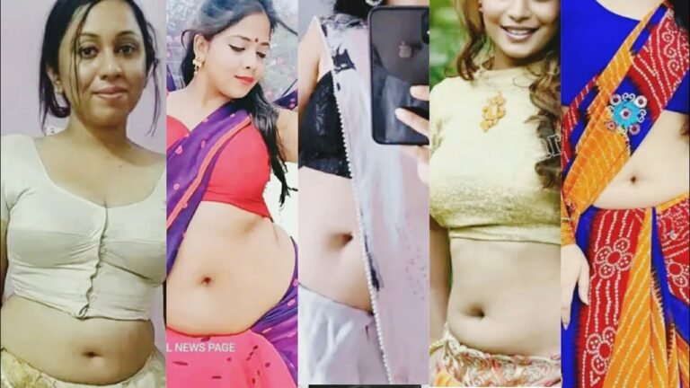 Deep Navel Lover l Indian New Saree Fashion l Saree Navel  Photoshoot Video l Top 60+Saree Poses