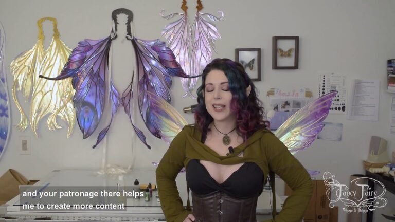 Fancy Fairy Wing Painting Tutorial – Technique Used in the Victoria's Secret Fashion Show