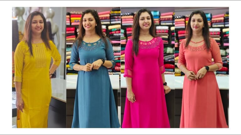 GEORGETTE KURTIS COLLECTIONS  || 𝐕𝐈𝐃𝐄𝐎#1̼0̼61 || #𝐆𝐋𝐈𝐓𝐙𝐈𝐍𝐃𝐈𝐀