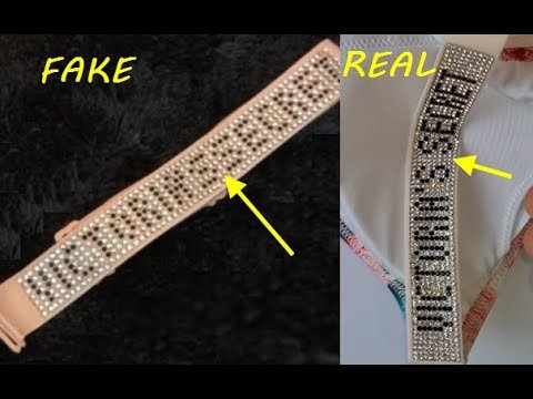 How to spot original Victoria's Secret underwear. Real vs fake Victoria Secret bikini and lingerie