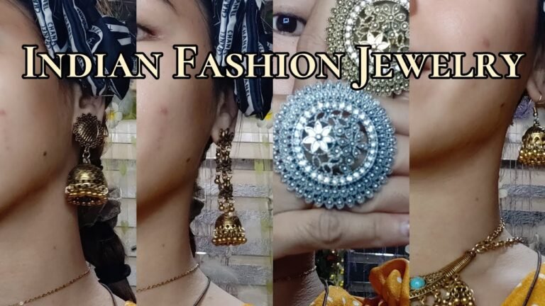 Indian Fashion Jewelry 💛… Haul + Try on!
