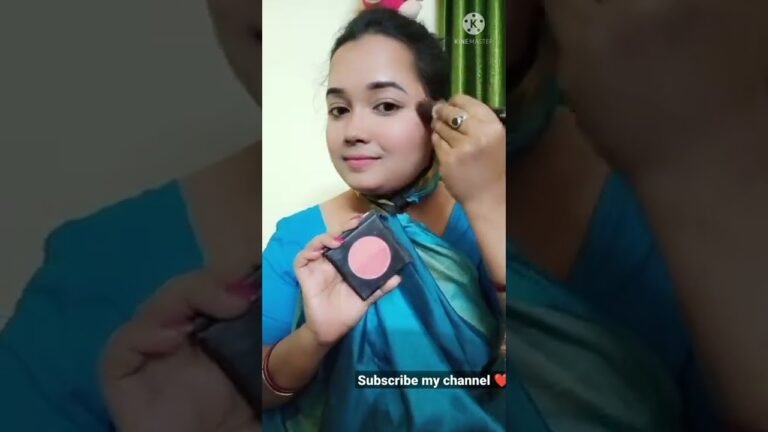 Indian Fashion Makeup Look With Styles Saree Look 💄#short#❤️❤️❤️
