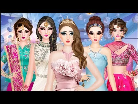 Indian Stylish Wedding 👰 – Girls Fashion Game – Dress up Girls Makeup Game – New Game 2022