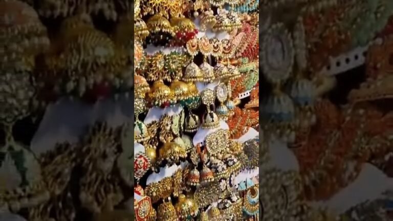 Indian market's trendy jewellery,earrings shopping#jewellery #shopping #indianfashion#shorts