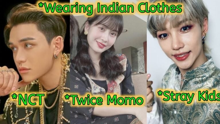 Korean actors and kpop idols wearing indian clothes | kpop idols in indian fashion