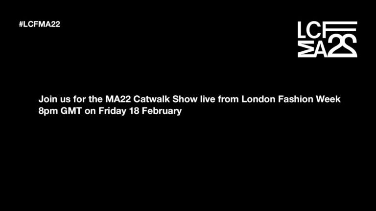 LCFMA22 Catwalk – live from London Fashion Week