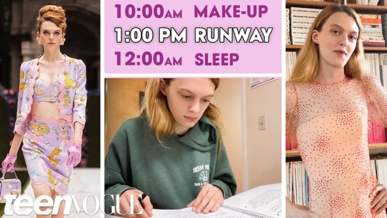 Model's Daily Routine 1 Week Before a Big Fashion Show | Teen Vogue