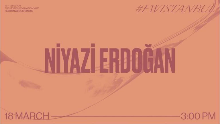 Niyazi Erdoğan – Fashion Week Istanbul, Day 4 / #fwistanbul